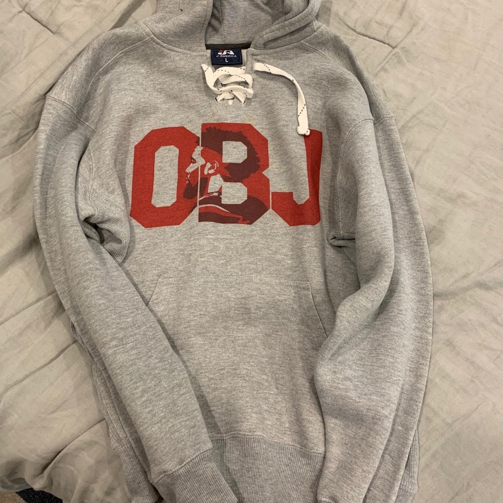 Gray Odell Beckham JR hoodie